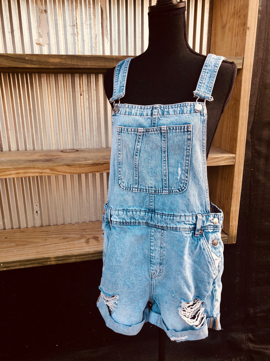 Overall Shorts