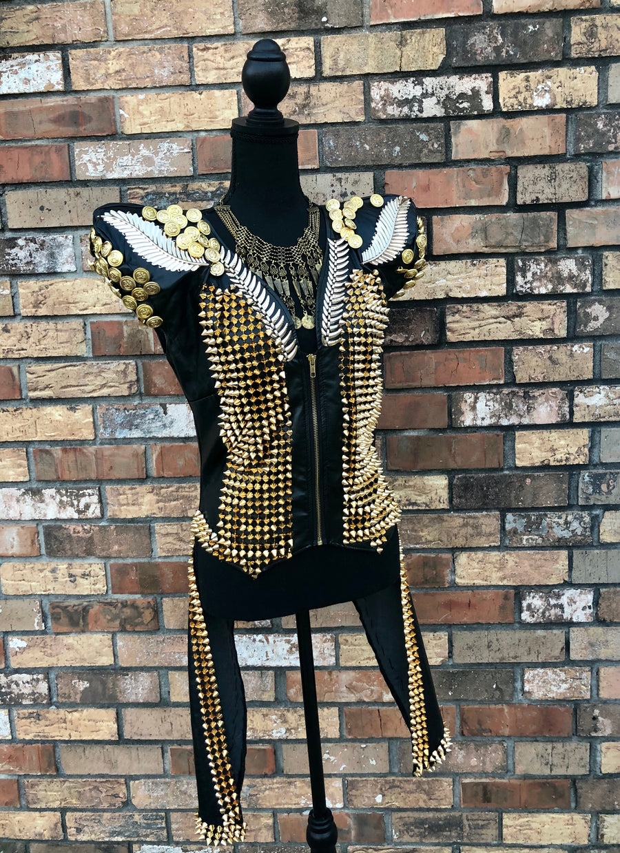 Gold Studded Jacket