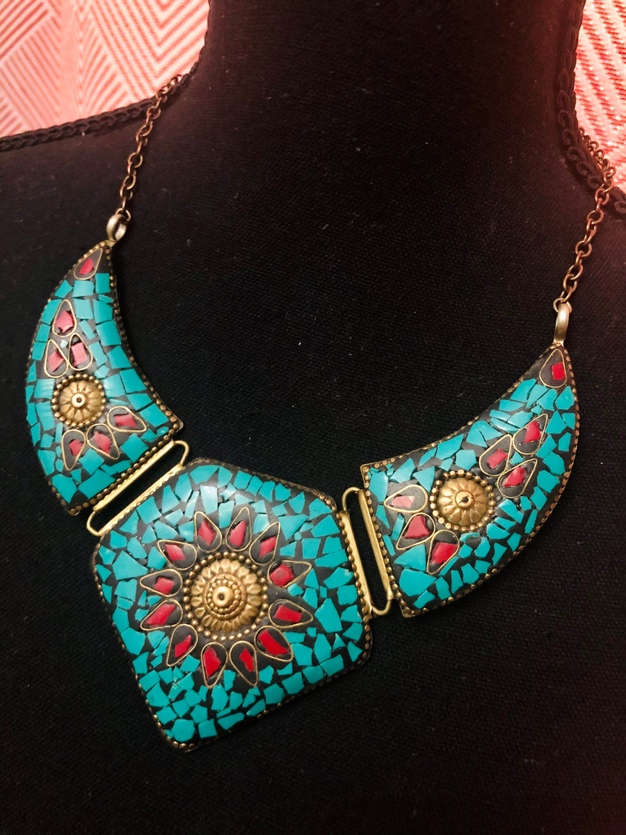 Teal Necklace