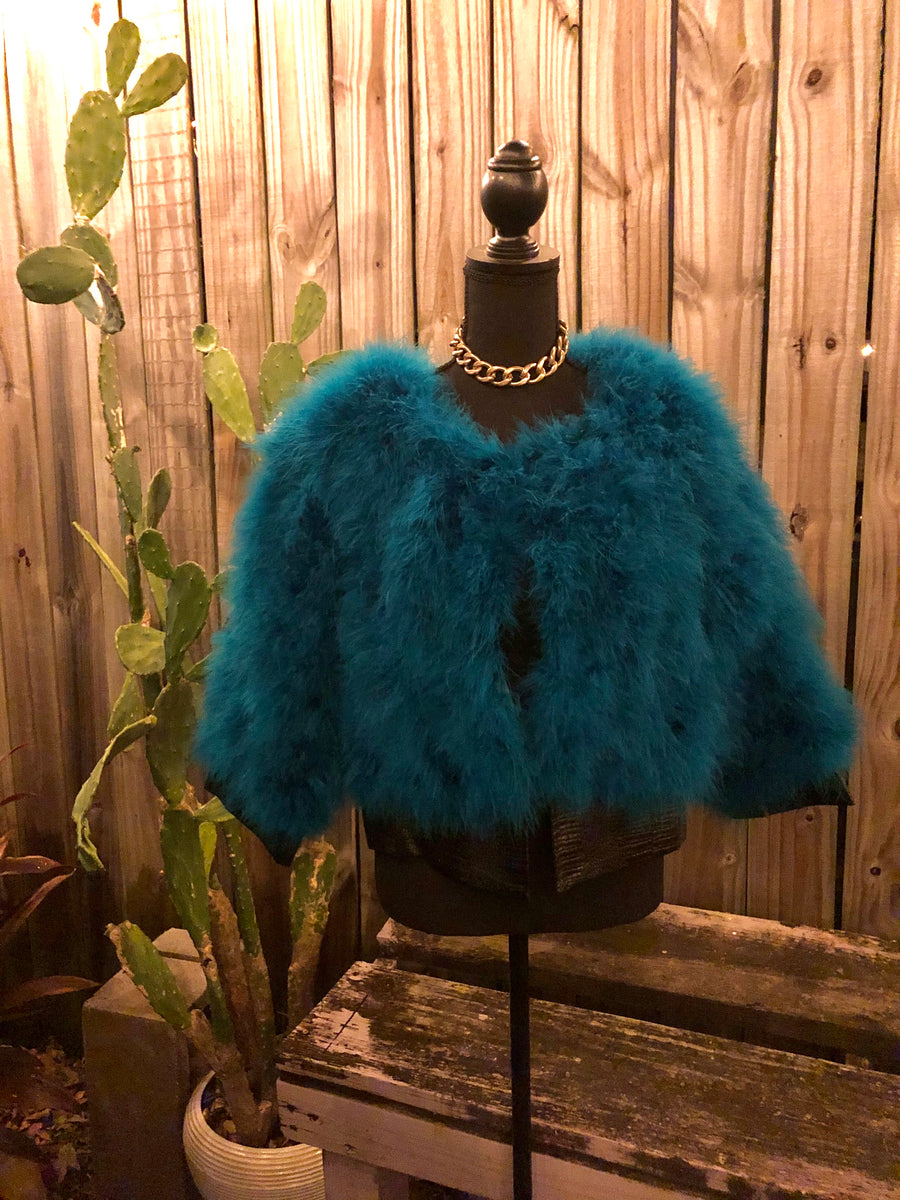 Ostrich Feather Jacket